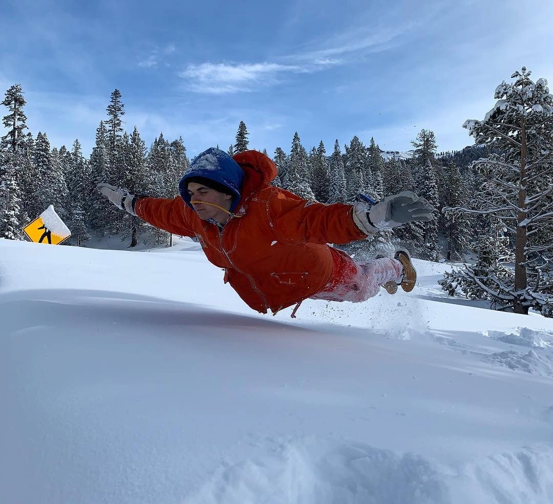 Julian snowboarding
